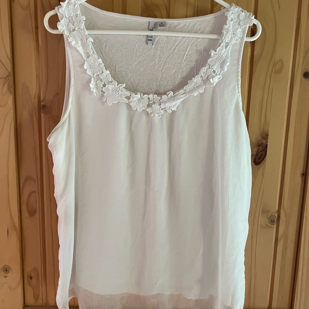 White tank top